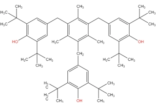 1,3, 5-trimetil-2, 4,6-tris (tertbutyl-4-hydroxybenzyl) benceno