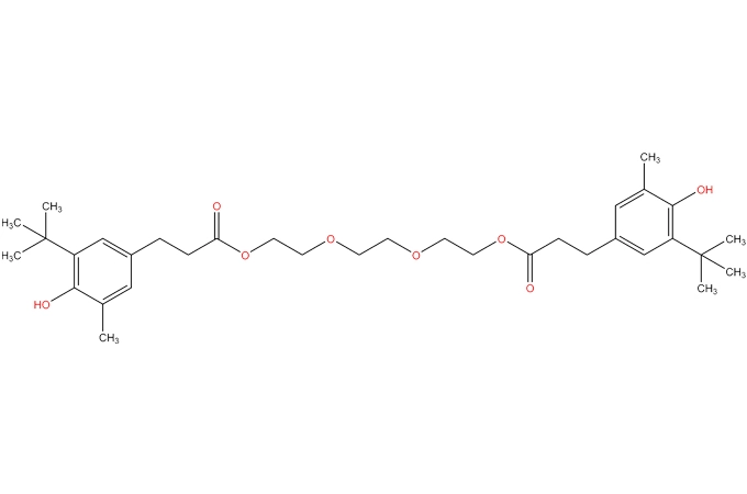 Glycol-bis-3 de trietileno-(3-terc-butil-4-hidroxi-5-metilfenil) propionato