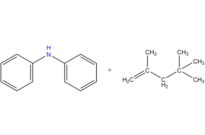Benzenamina, N-fenil-, productos de reacción con 2,4, 4-trimetilpenteno