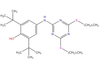 2,6-Di-tert-butyl-4-[[4,6-bis (octiltio)-1,3, 5-triazin-2-il] amino] fenol
