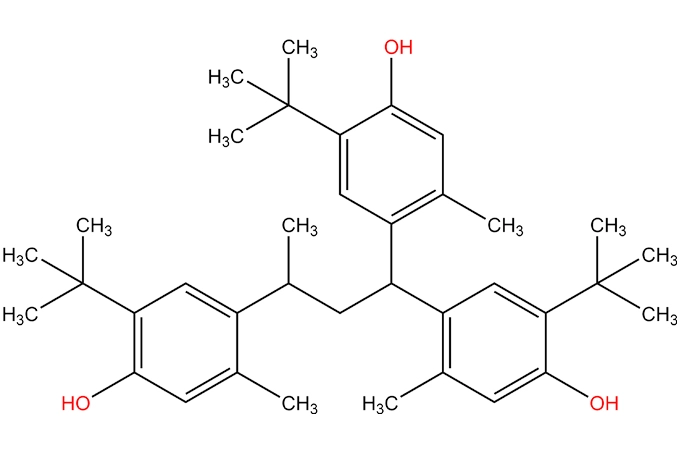4,4 ',4 ''-(1-metilpropanil-3-ilideno) tris [6-terc-butil-m-cresol]