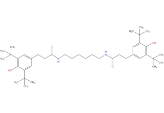 N,N'-Hexane-1,-6-dihylbis(3-(3,5-di-tert-butyl-4-hydroxyphenylpropionamide)