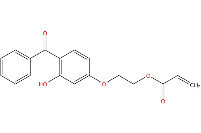 2-(4-benzoil-3-hidroxifenoxi) acrilato de etilo; 2-hidroxi-4-(acriloxietoxi) Benzofenona