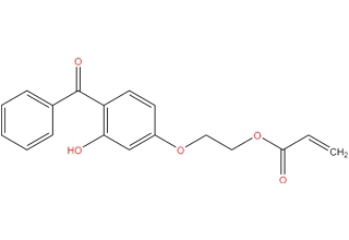 2-(4-benzoil-3-hidroxifenoxi) acrilato de etilo; 2-hidroxi-4-(acriloxietoxi) Benzofenona