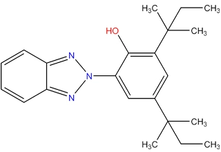 2-(2 '-hydroxy-3',5 '-di-t-amilfenil) benzotriazol; 2-(2H-benzotriazol-2-il)-4,6-ditertpentilfenol