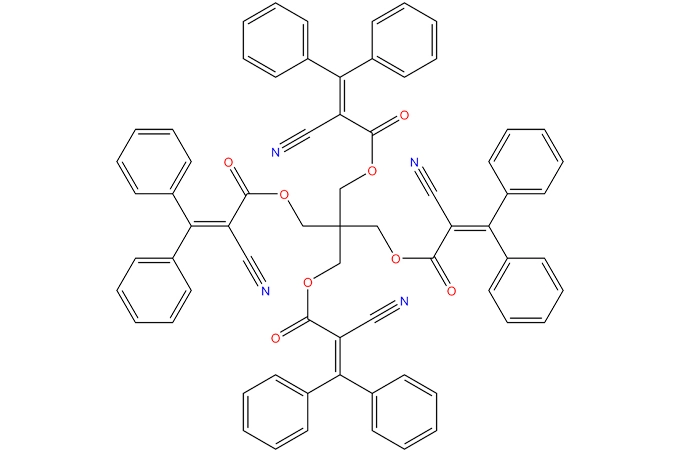 1,3-bis-[(2 '-cyano-3',3 '-difenilacriloil) oxi]-2,2-bis-{[(2'-Ciano-3 ',3'-difenilacriloilo) oxi] metil}-PROPANO