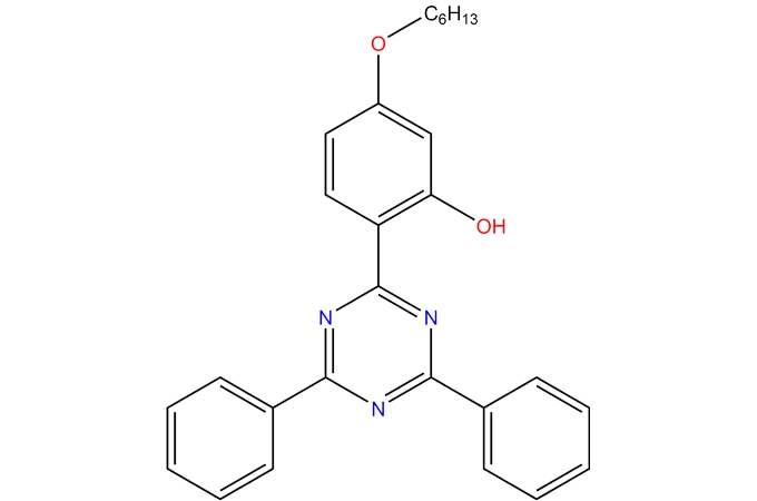 2-(4,6-difenil-1,3, 5-triazin-2-il)-5-[(hexil) oxi]-fenol