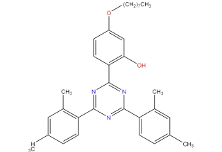 2-[4,6-bis (2,4-dimetilfenil)-1,3, 5-triazin-2-il]-5-(octiloxi) fenol
