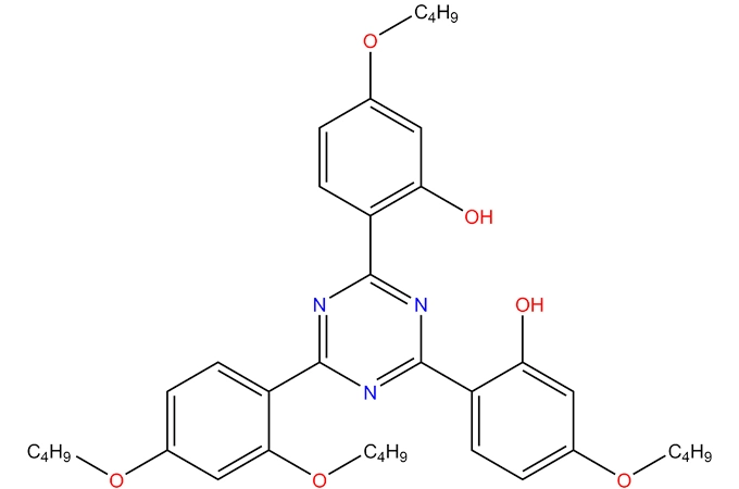 5-butoxi-2-[4-(4-butoxi-2-hidroxifenil)-6-(2,4-dibutoxifenil)-1,3, 5-triazin-2-il] fenol