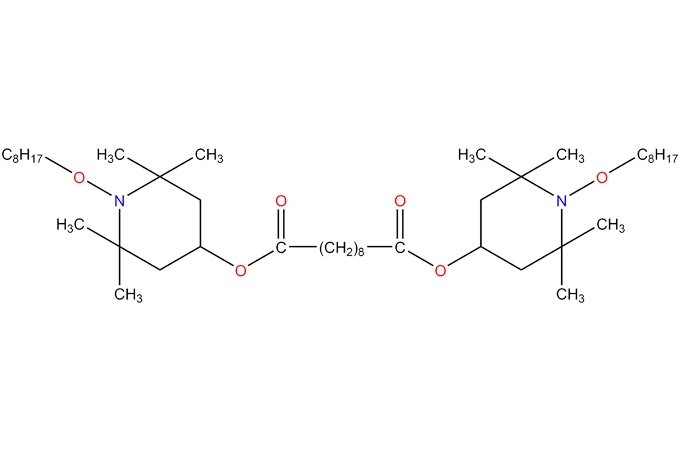 Sebacato de bis (1-octinoxi-2, 2,6,-tetramethyl-4-piperidyl)