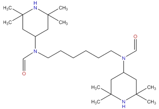 N,N'-bisformil-N, N'-bis-(2,2, 6,6-tetrametil 4-piperidinil-)-hexametilendiamina