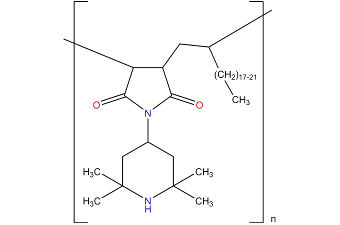 Alquenos, C20-24 alfa-, polímeros con anhídrido maleico, productos de reacción con 2,2, 6,6-tetrametil-4-piperidinamina