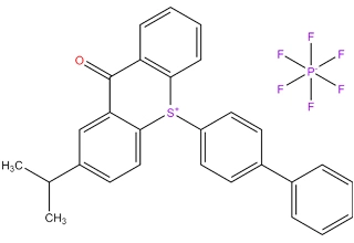 Hexafluorofosfato de 10-[1,1 '-Bipheny] 1-4-il-2-(1-metiletilo)-9-oxo-9H-tioxantenio