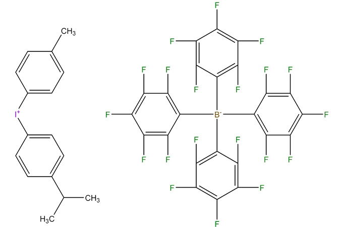 (4-isopropilfenilo) (p-tolil) yodoniumtetraquis (pentafluorofenil) borato
