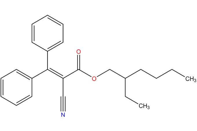 2-etilhexilo 2-ciano-3, 3-difenil-2-acrilato