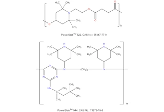 Poly[[6-[(1,1, 3,3-tetrametilbutilo) amino]-1,3, 5-triazina-2, 4-diil][(2,2, 6,6-tetrametil-4-piperidinil) imino]-1,6-hexanodiil [(2,2, 6,6-tetrametil-4-piperidinilo) imino])